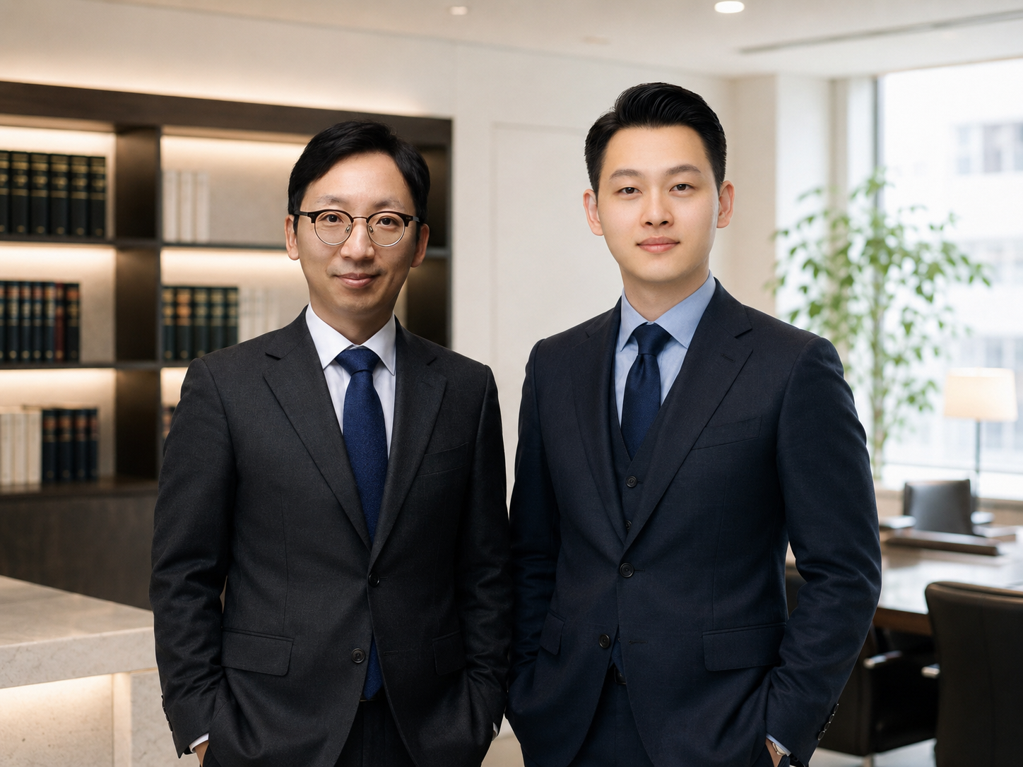 고려법률사무소 강영상 변호사와 박욱진 변호사